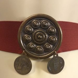 Brown Buckle and Maroon Belt